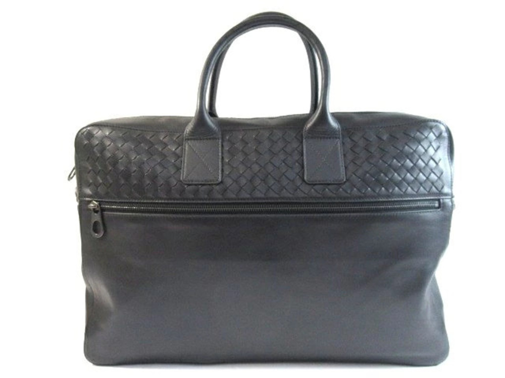 BOTTEGA VENETA Business Bag Black Intrecciato